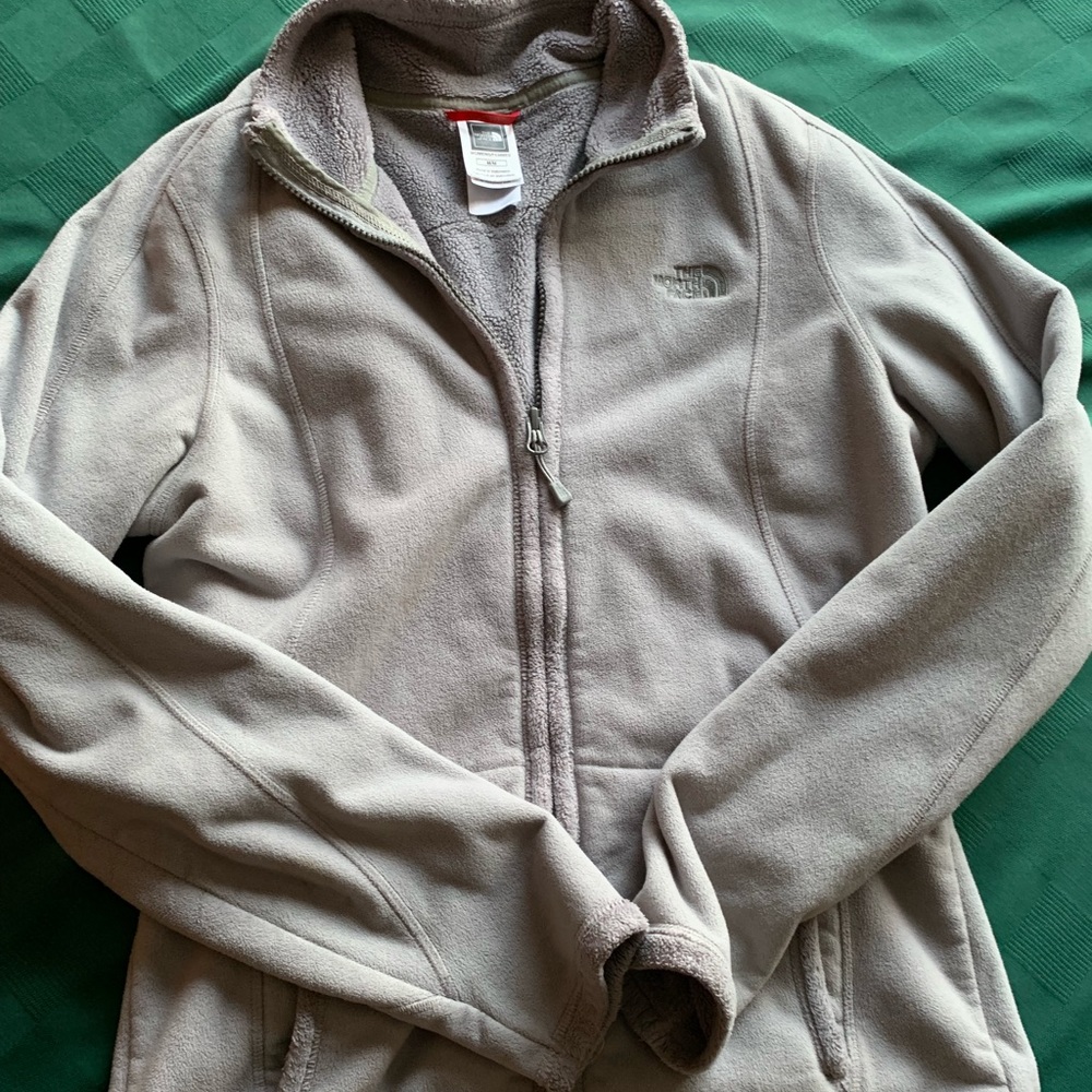 NORTHFACE zip up Grey WOMENS  ~medium~